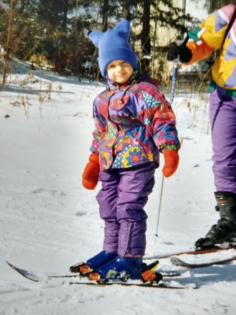 Young skier