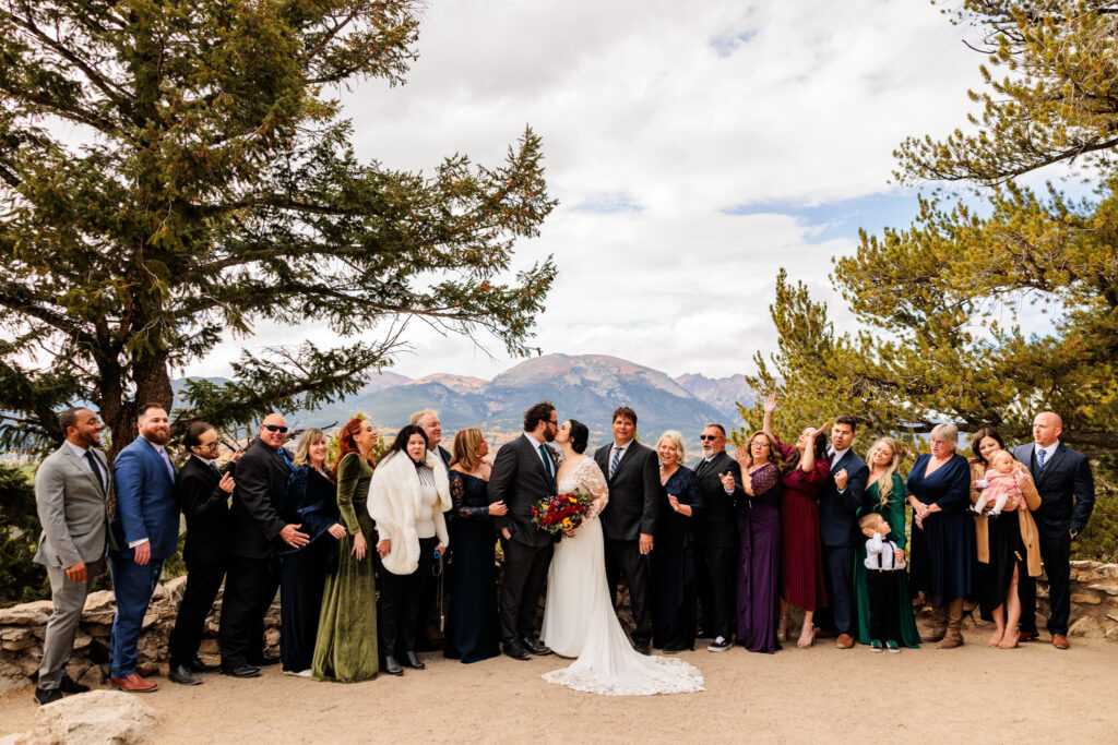 Sapphire Point Overlook Fall Wedding