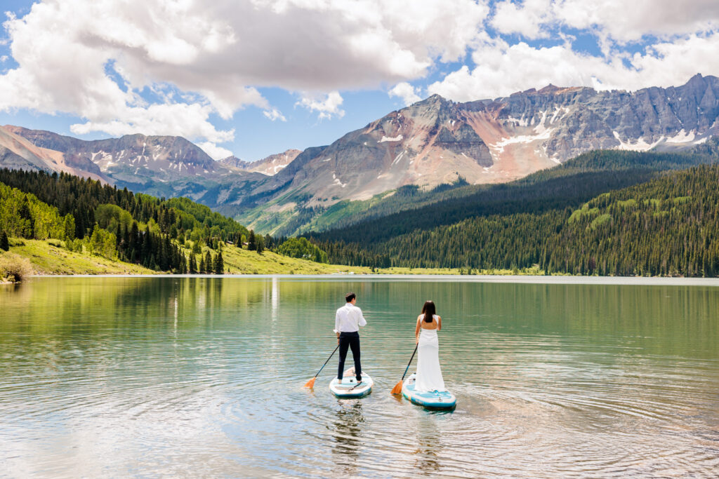 Telluride Elopement Paddleboarding