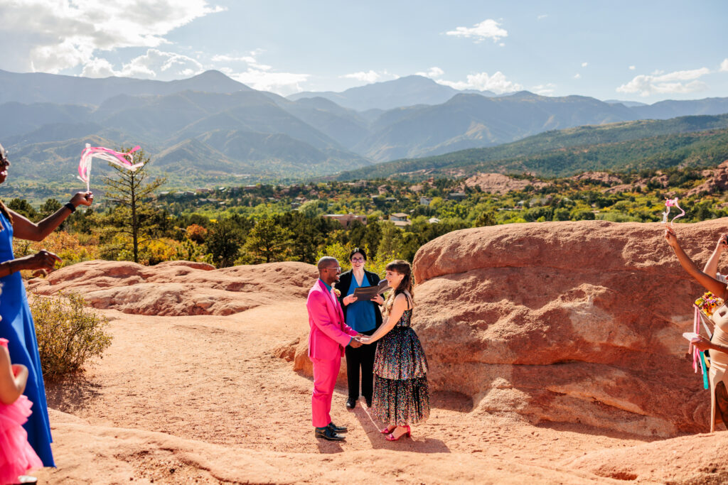Wedding at Garden of the Gods