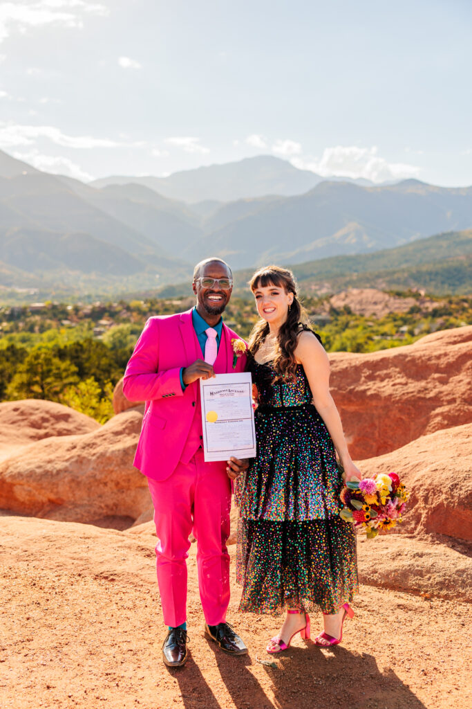 Wedding at Garden of the Gods