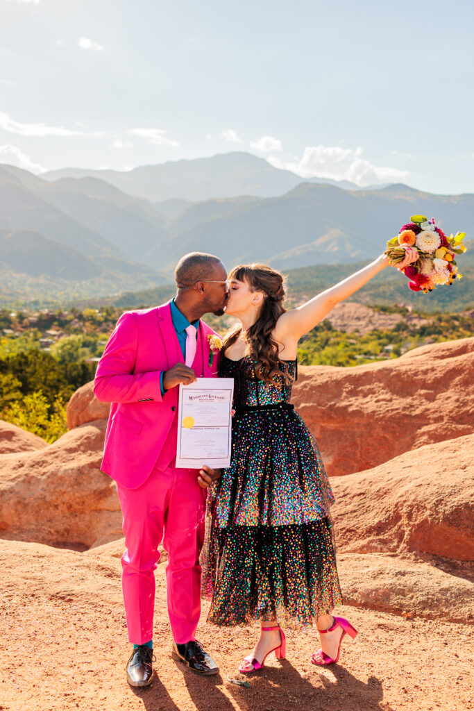 Wedding at Garden of the Gods