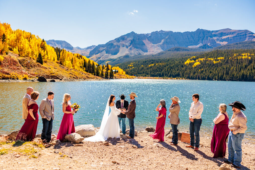 Fall elopement in Telluride