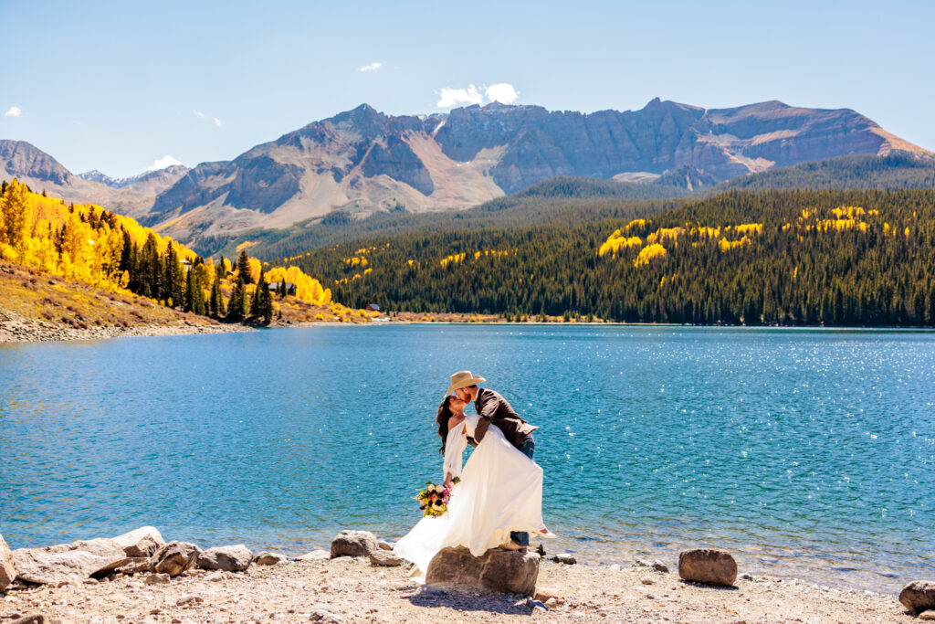 Fall elopement in Telluride