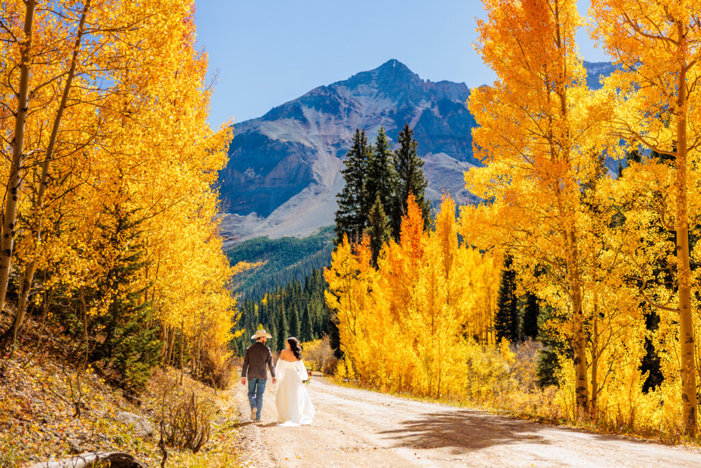 fall elopement in Telluride