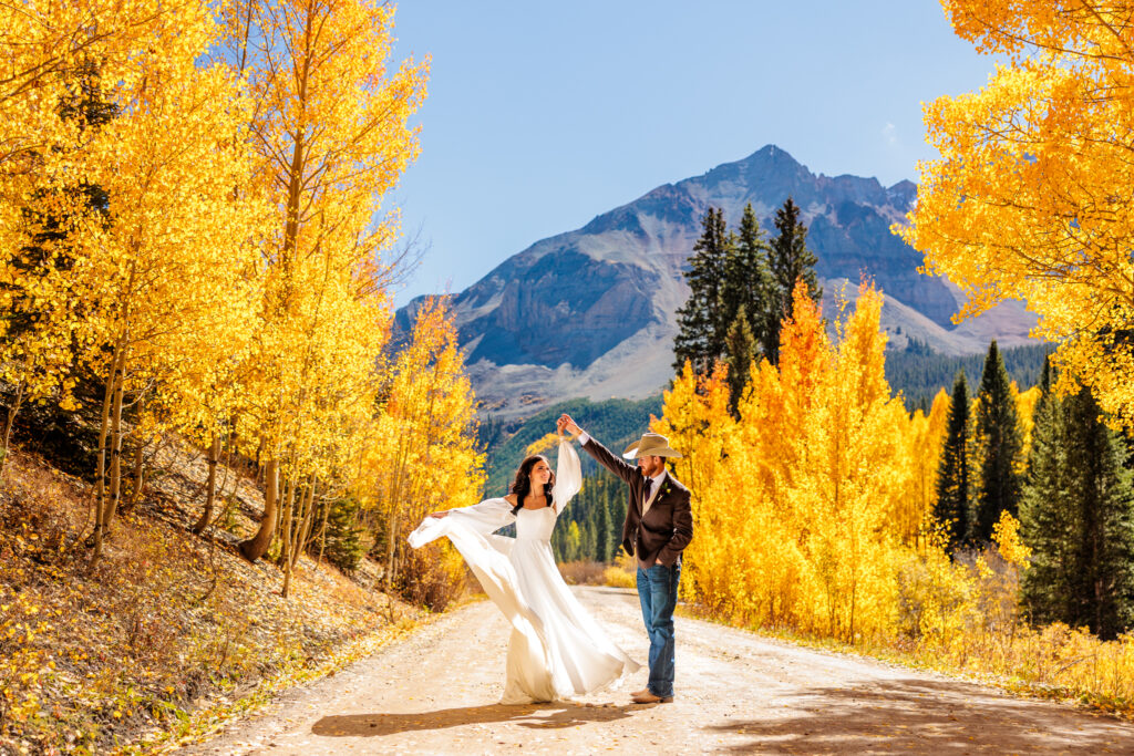 Fall Elopement in Telluride