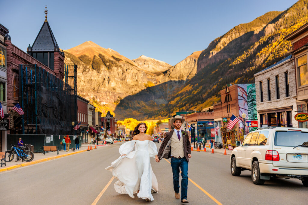 fall elopement in Telluride
