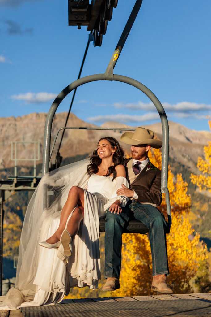 fall elopement in Telluride