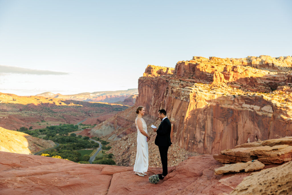 Capitol Reef National Park Elopement 