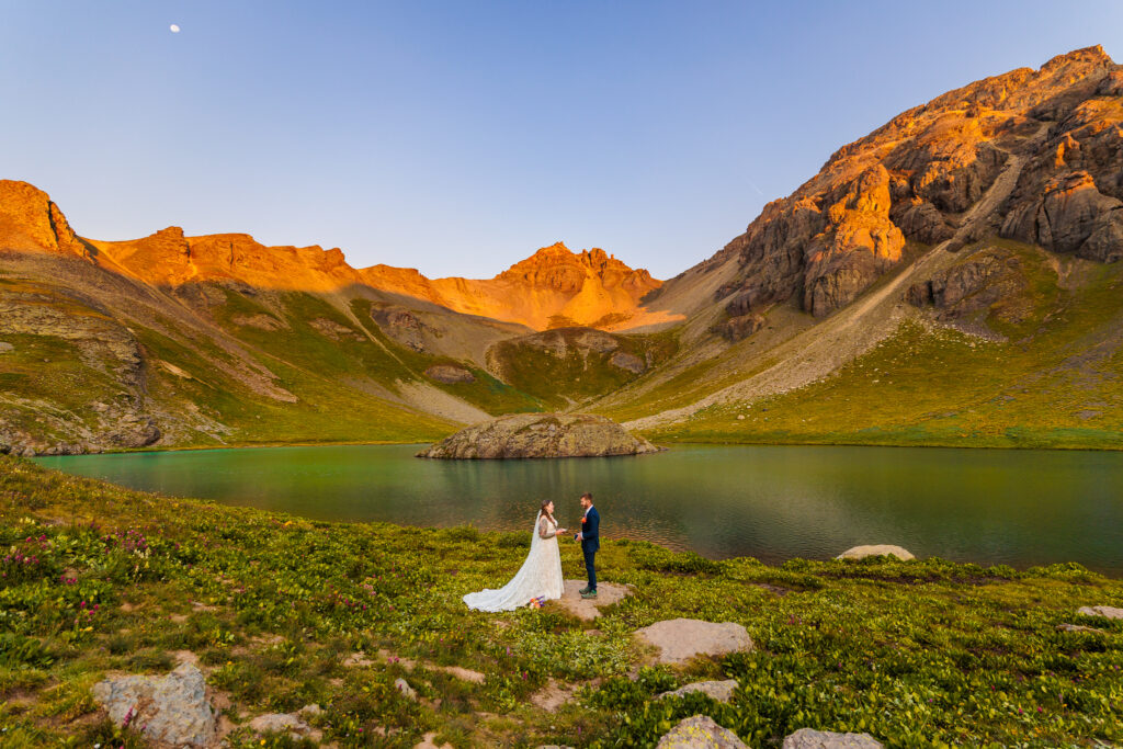 Island Lake Colorado Backpacking Elopement