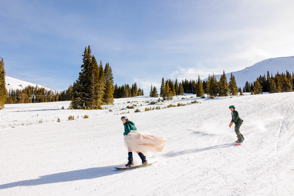 Colorado Snowboard Wedding