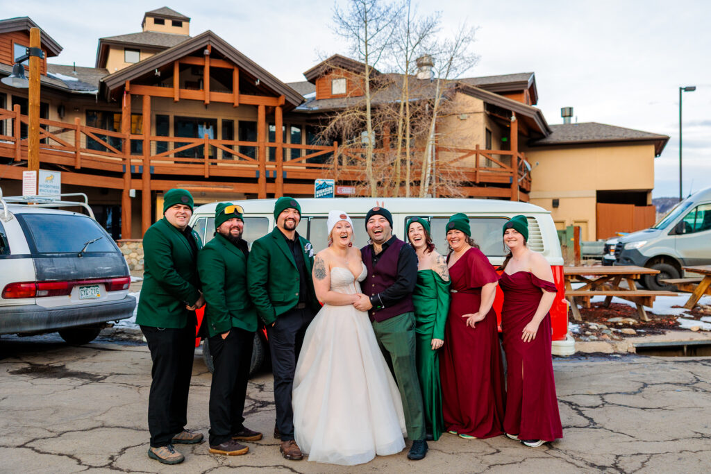 Colorado Snowboarding Wedding