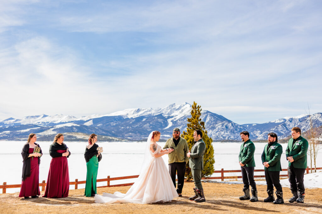 Lake Dillon Winter Wedding