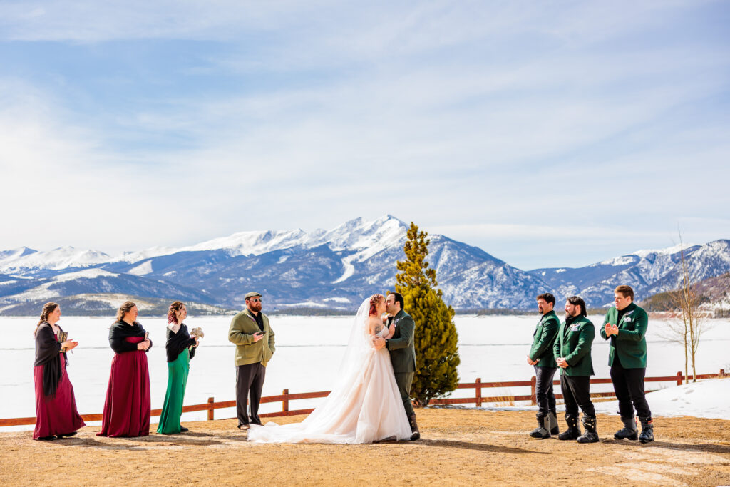 Lake Dillon Pavilion Winter Wedding