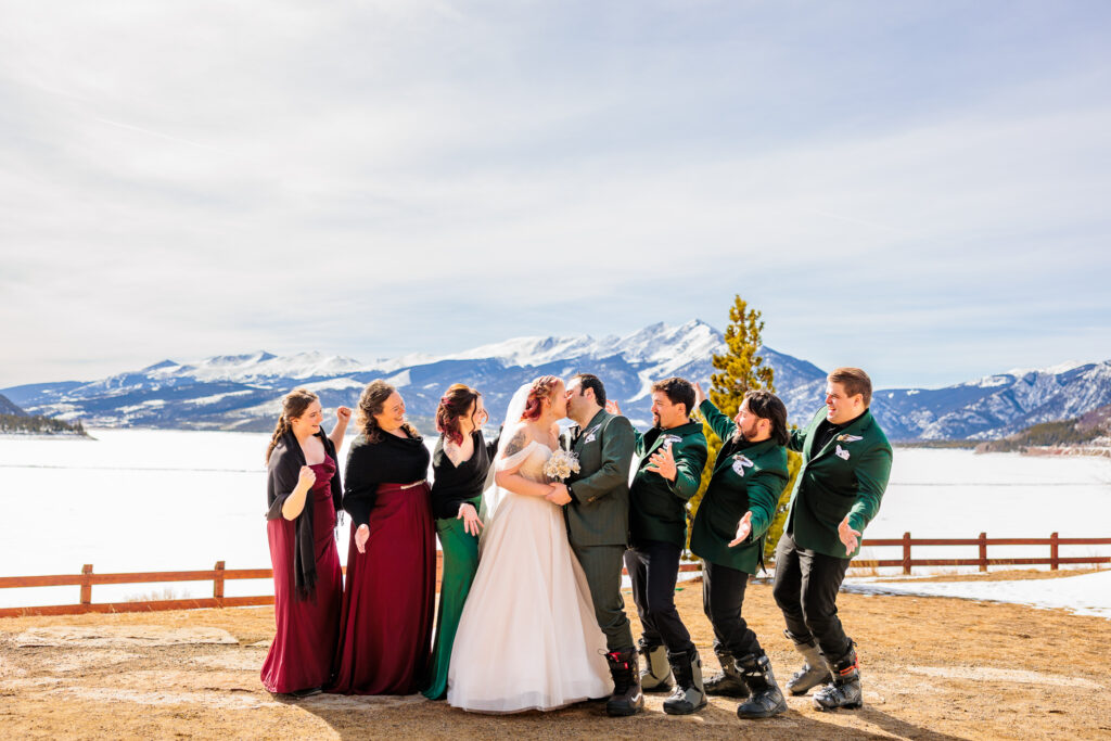 Lake Dillon Pavilion Winter Wedding