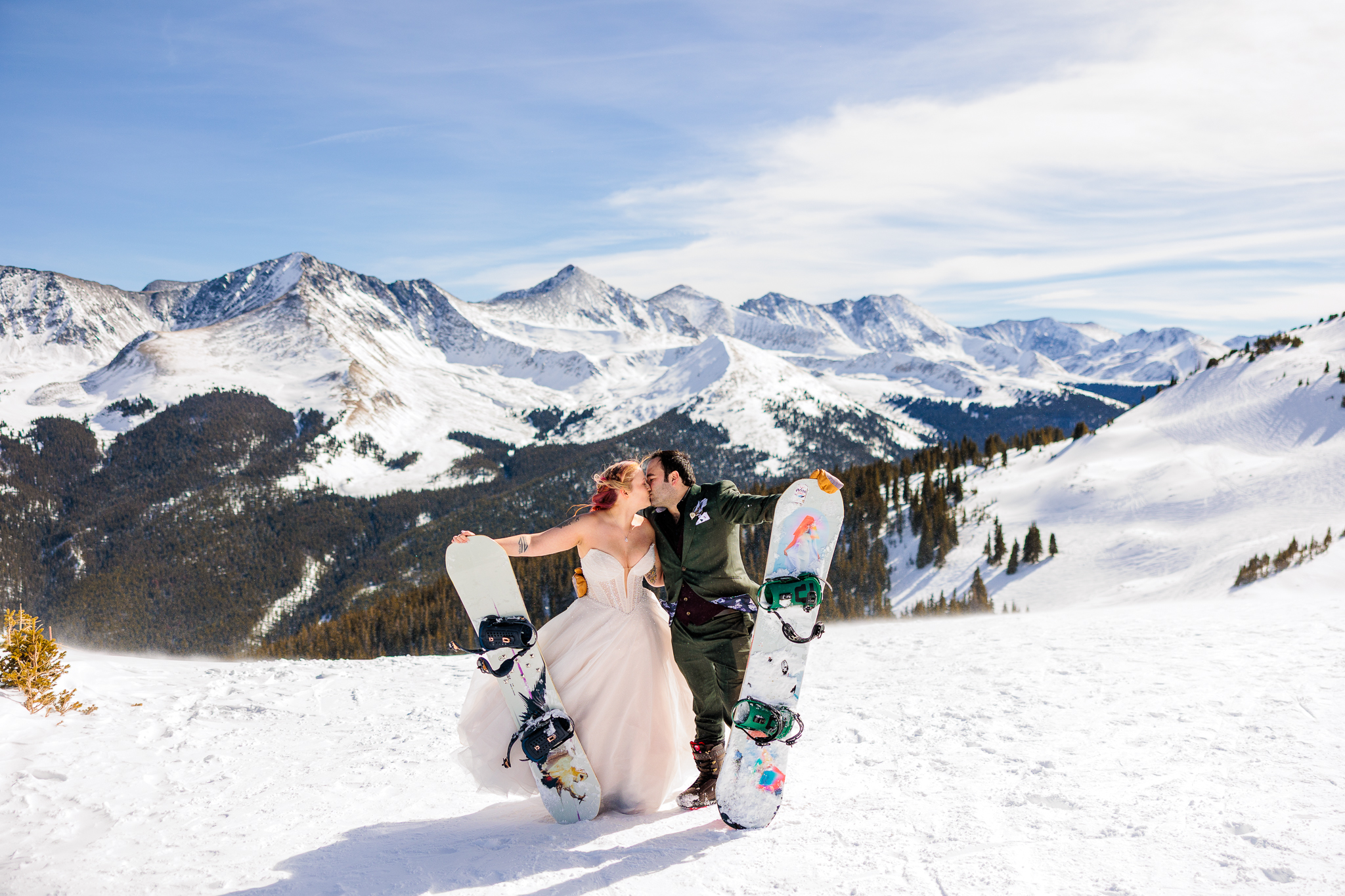 Colorado Snowboarding Wedding