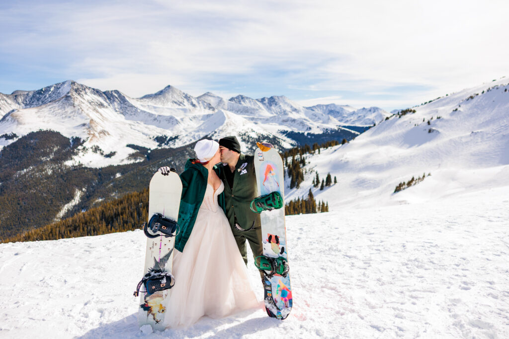 Colorado Snowboarding Wedding