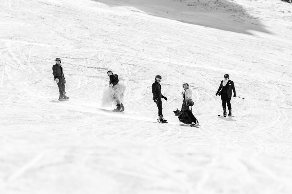 Colorado Snowboarding Wedding