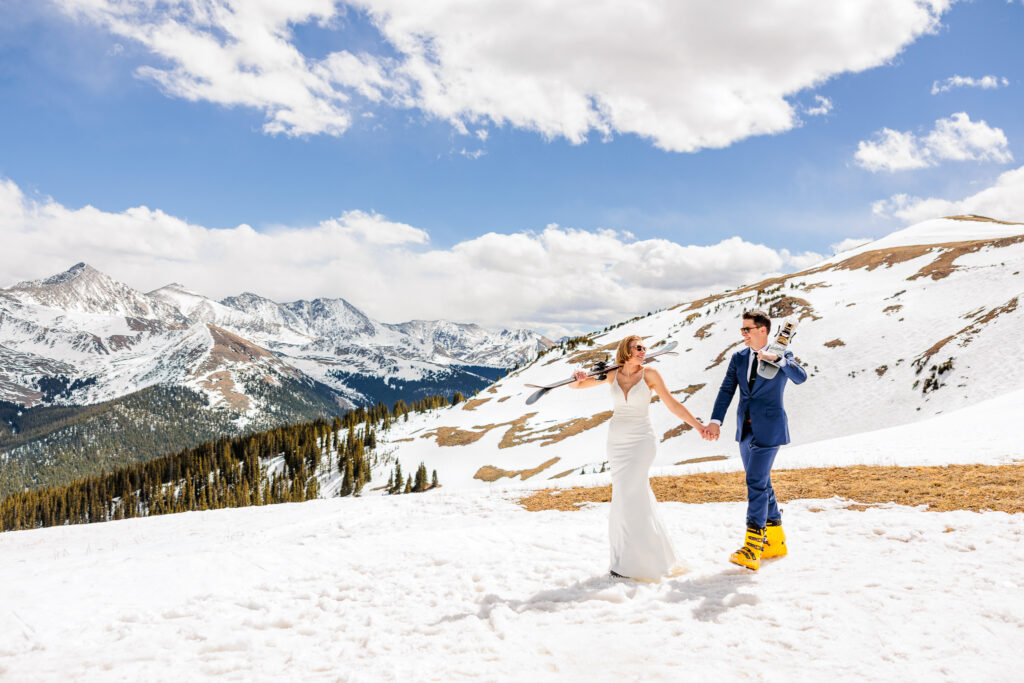 Ski Wedding at the Aerie at Copper Mountain